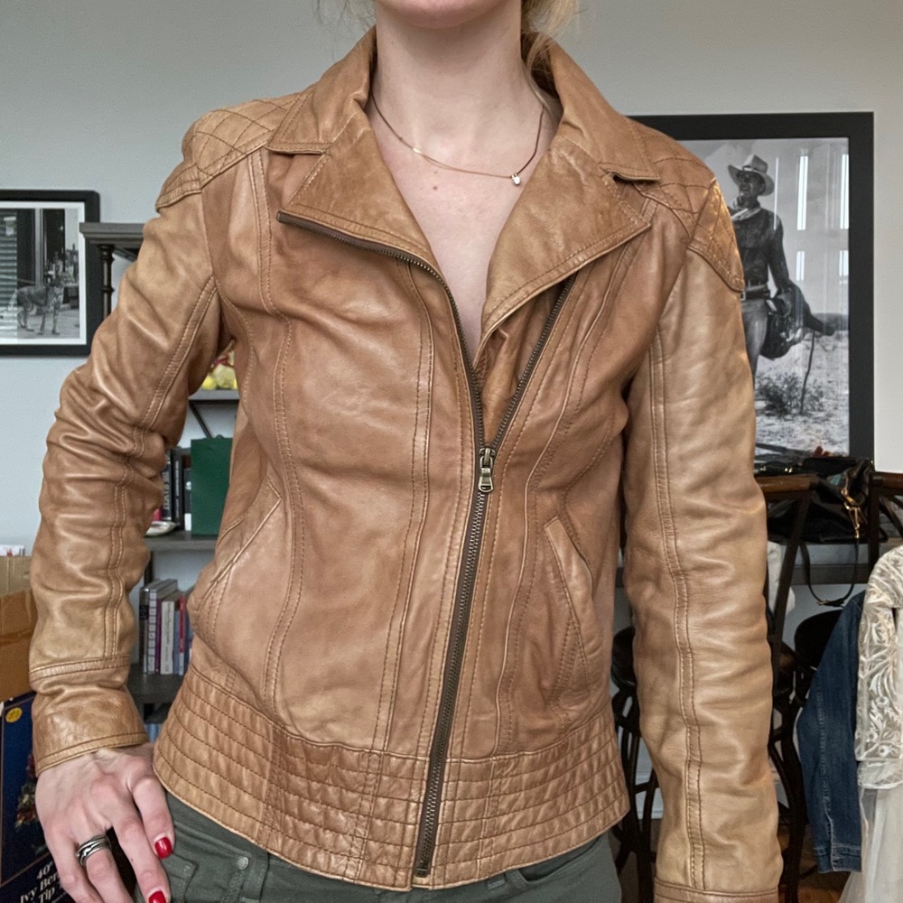 Leather jacket
